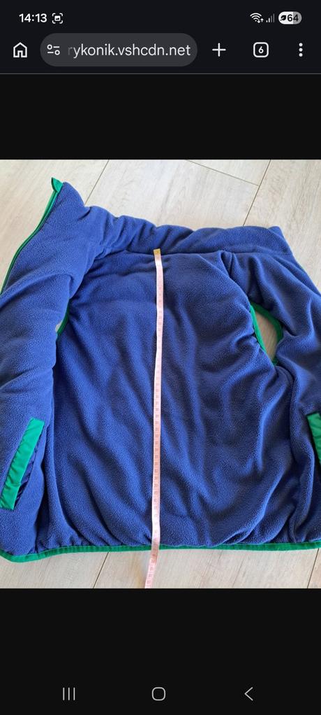 Obojstranná vesta, mini boden,128