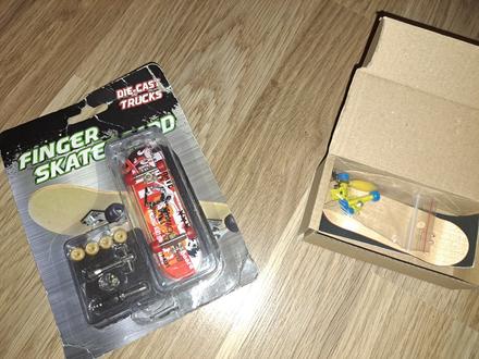 Skateboard na prsty, 