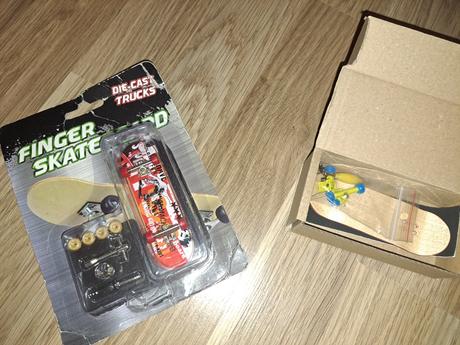 Skateboard na prsty, 