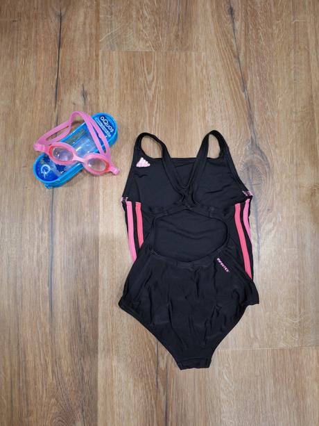 Plavky + plavecké okuliare, adidas,122