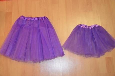 Tutu sukna tylova damske aj detske skladom rozne, <50 - xs