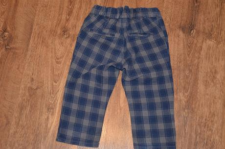 Bavlnené nohavice 6-9 m    74, h&m,74