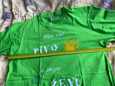 Kvalitné tričko s nápisom, l