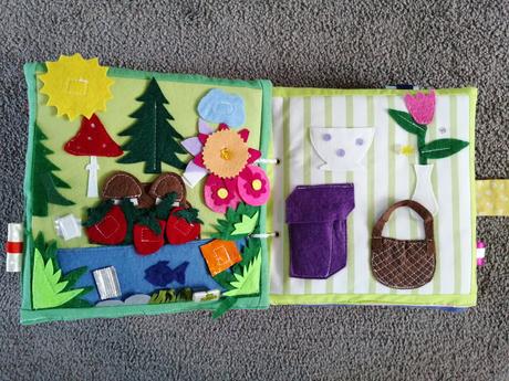 Šitá kniha quiet book,