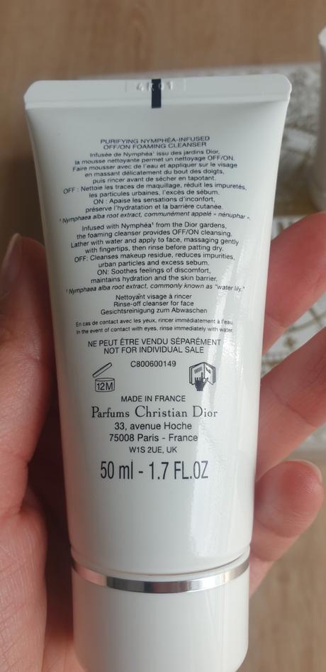 Dior čistiaca pena, 