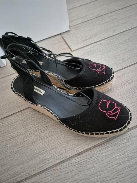 Topánky na platforme kl, karl lagerfeld,39