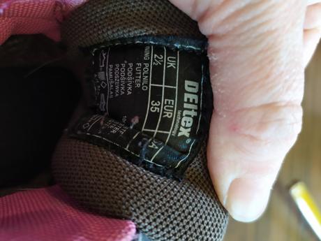 Zimne topanky velkost 35 vn. dl. 21 cm., dei-tex,35