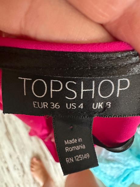 Cyklamenove saty topshop, topshop,36