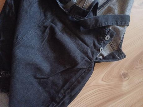 Čierne rifľové šaty, bonprix,38