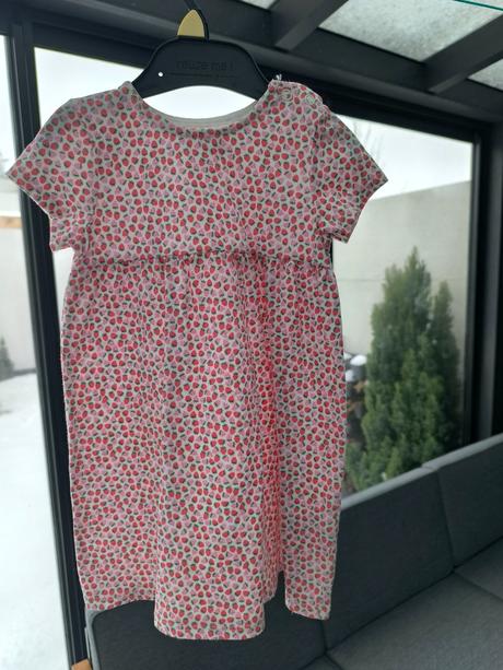 Jahôdkové šaty veľkosť 80, basics,80