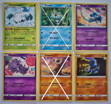 Pokémon karty "forbidden light", 
