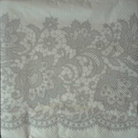 Servítka strieborné ornamenty 10ks, 