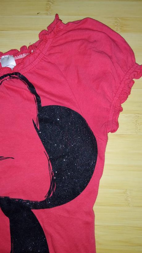 Tričko s minnie, h&m,140