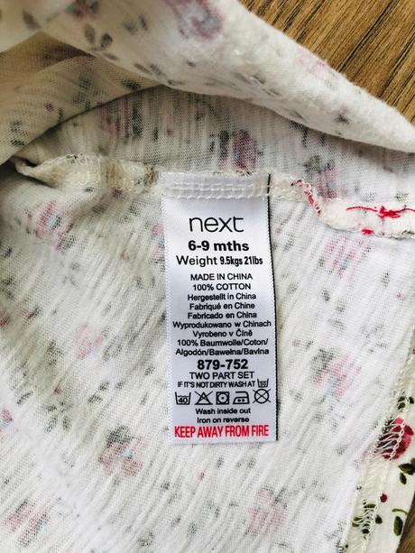 Tričko next 6-9 mesiacov, next,74