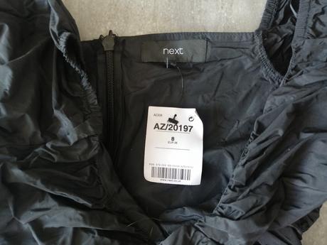 Čierne šaty next v 36, uk 8, kvalita, next,36