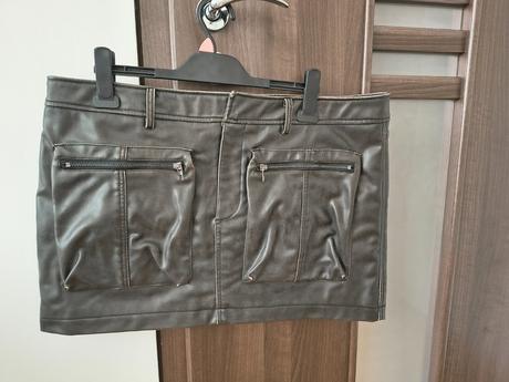 Kožená sukňa, zara,xxl