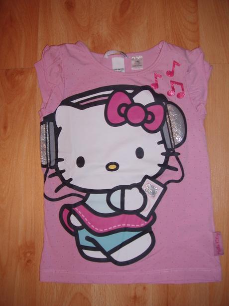 Kitty tričko, h&m,104
