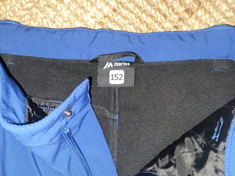 Softshellové nohavice, 152