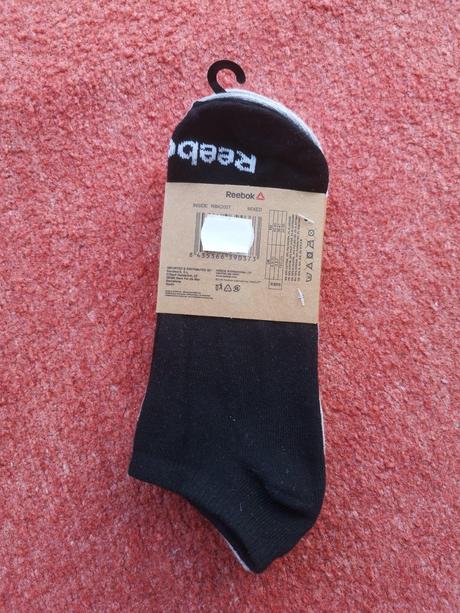 Reebok pánske ponožky 3 páry veľkosť 40-45, reebok,40 / 42 / 44 / 46