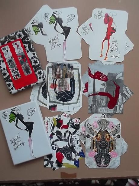 Christian lacroix ilustrované pohľadnice 2009,