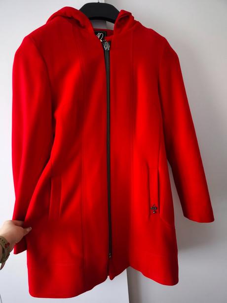 Luxusný vlnený kabát adrianno damianii, xl