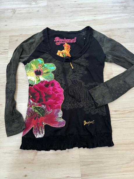 Dámsky top s dlhým rukávom, desigual,m