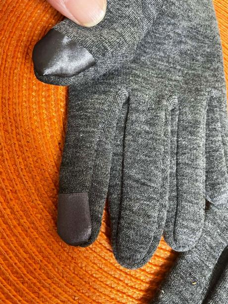 Luxusné zateplené rukavice s kožušinkou, l