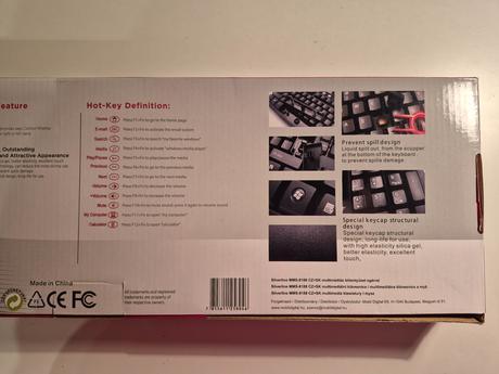 Sada klávesnice a myši silver line, 