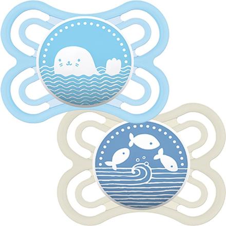 Mam silikónový cumlík perfect 2ks, 0m+, mam