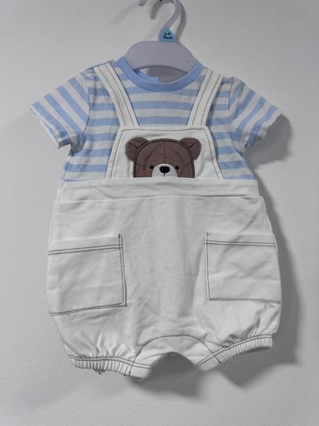 Mayoral baby set body s medvedíkom + klobúčik, mayoral,56