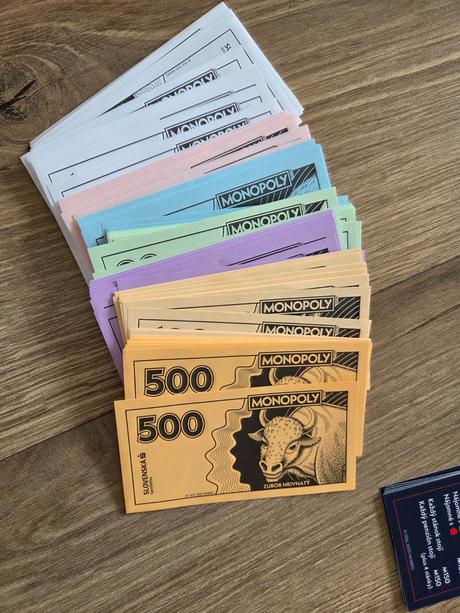 Predám monopoly vyrobené ku vzniku 200. ročného vý,