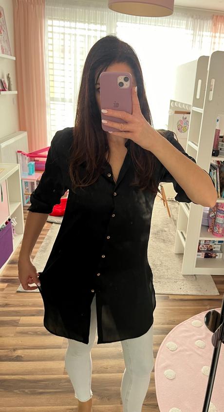 Saténová blúzka zara, zara,s