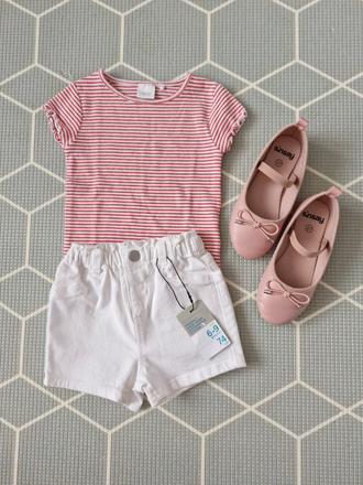 Kraťasy + tričko- primark/next, 74