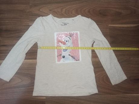 Prekladacie tričko frozen, c&a,122