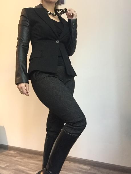 Guess by marciano čierne sako it42+ kozmetika, guess,s
