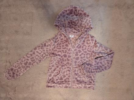 Plyšová dievčenská mikina 4f, 134