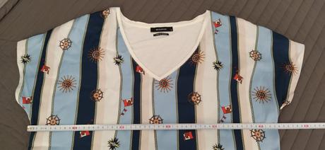 Blúzka/top reserved l námornícka, reserved,l