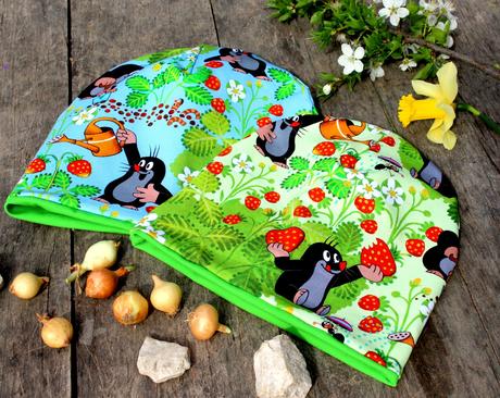 Krtek, úpletová dvojvrstvová čiapka, 74 - 134