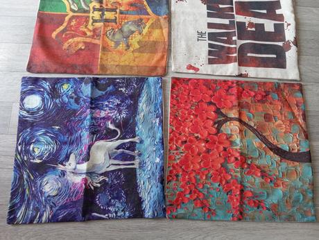 Obliečky vankúše podušky kvety jednorožec potter,