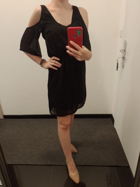 Čierne šaty, h&m,xs