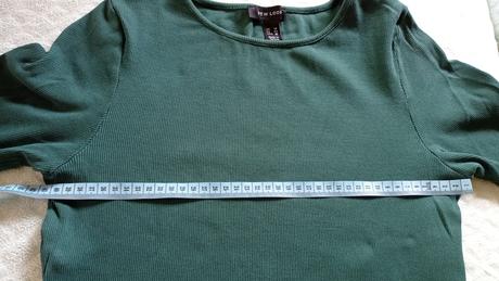 Zelené tričko rebrovane, new look,m