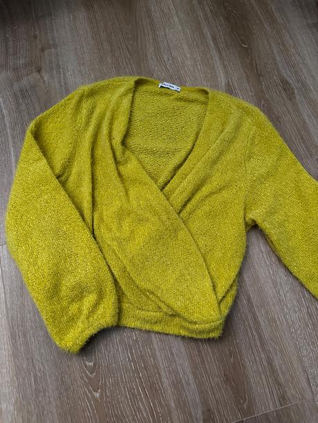 Žltý top/svetrík, calliope,xs