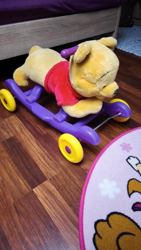 Hojdací macko pooh/odrážadielko, 
