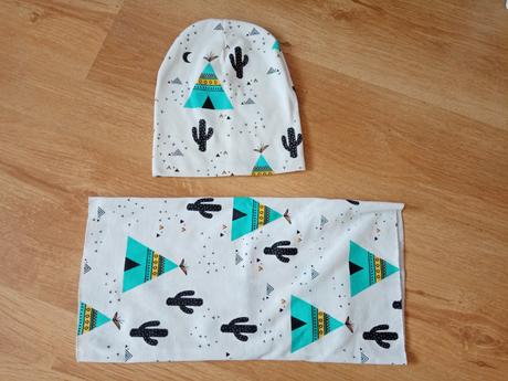 Set čiapka nákrčník, 68