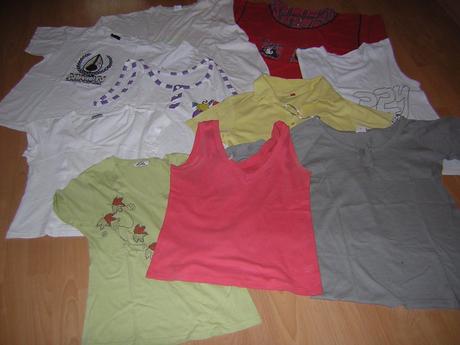 Balík dámskych tričiek vel.36-38, m