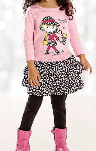 Tričko s dievčatkom bonprix, bonprix,104