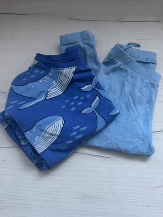 Lindex set velryba leginy a tricko 80vel, lindex,80