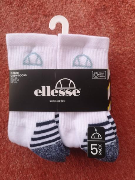 Ellesse ponožky 5 párov veľkosť 37-40, 37 / 38 / 39 / 40