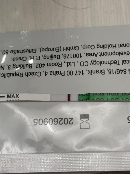 Je viditeľný tehotenský test pozitívny?