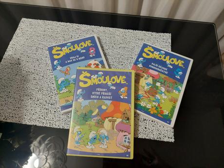 Dvd šmolkovia 3 ks,